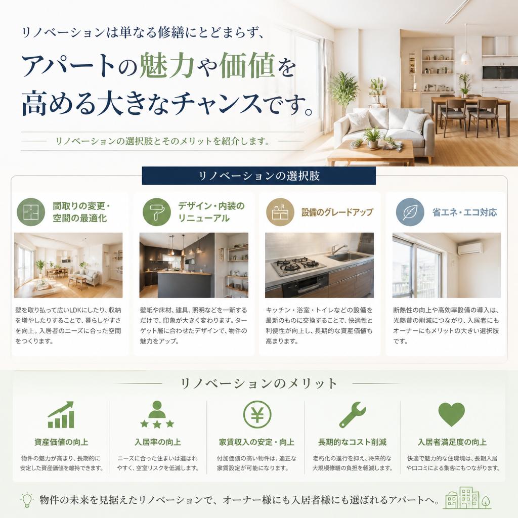 リノベーションで資産価値を向上させる