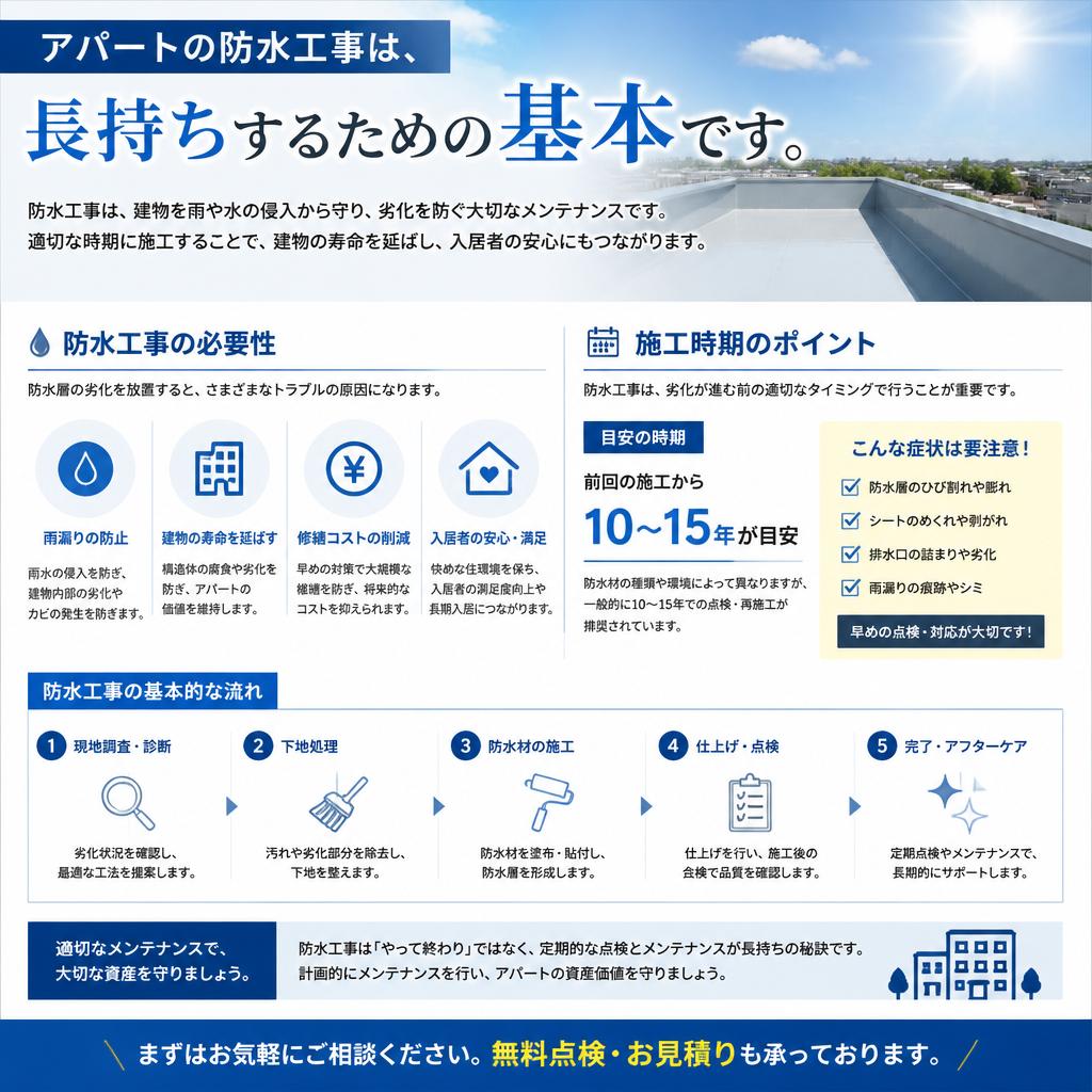 防水工事の重要性を理解しよう