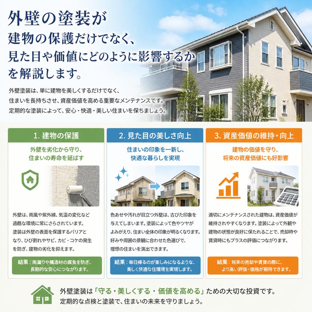 4. 外壁塗装の重要性