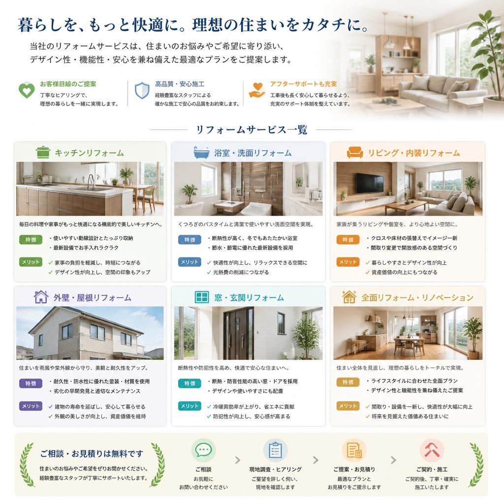 5. 株式会社Mateのリフォームサービス