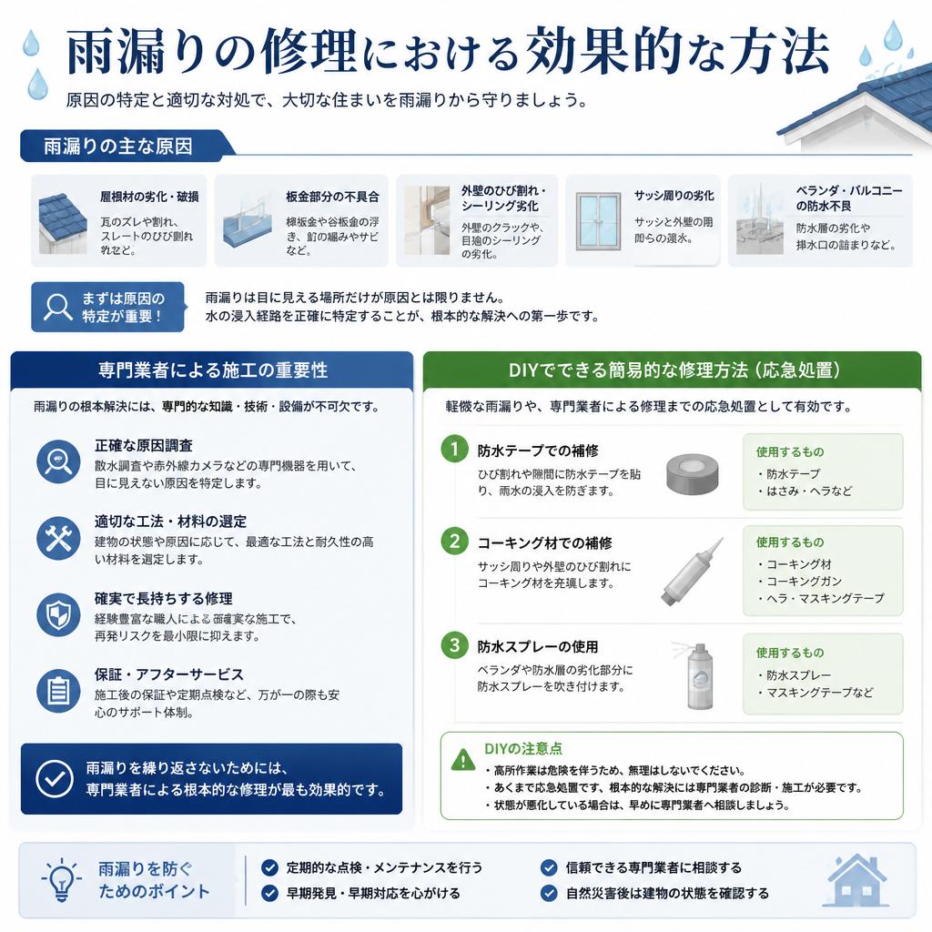 効果的な修理方法