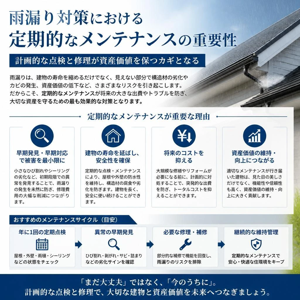 定期メンテナンスの重要性