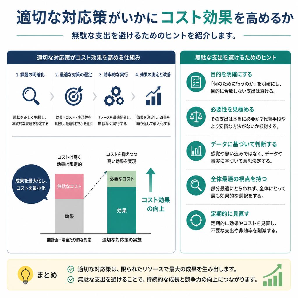 5. コストを抑えつつ効果的に！