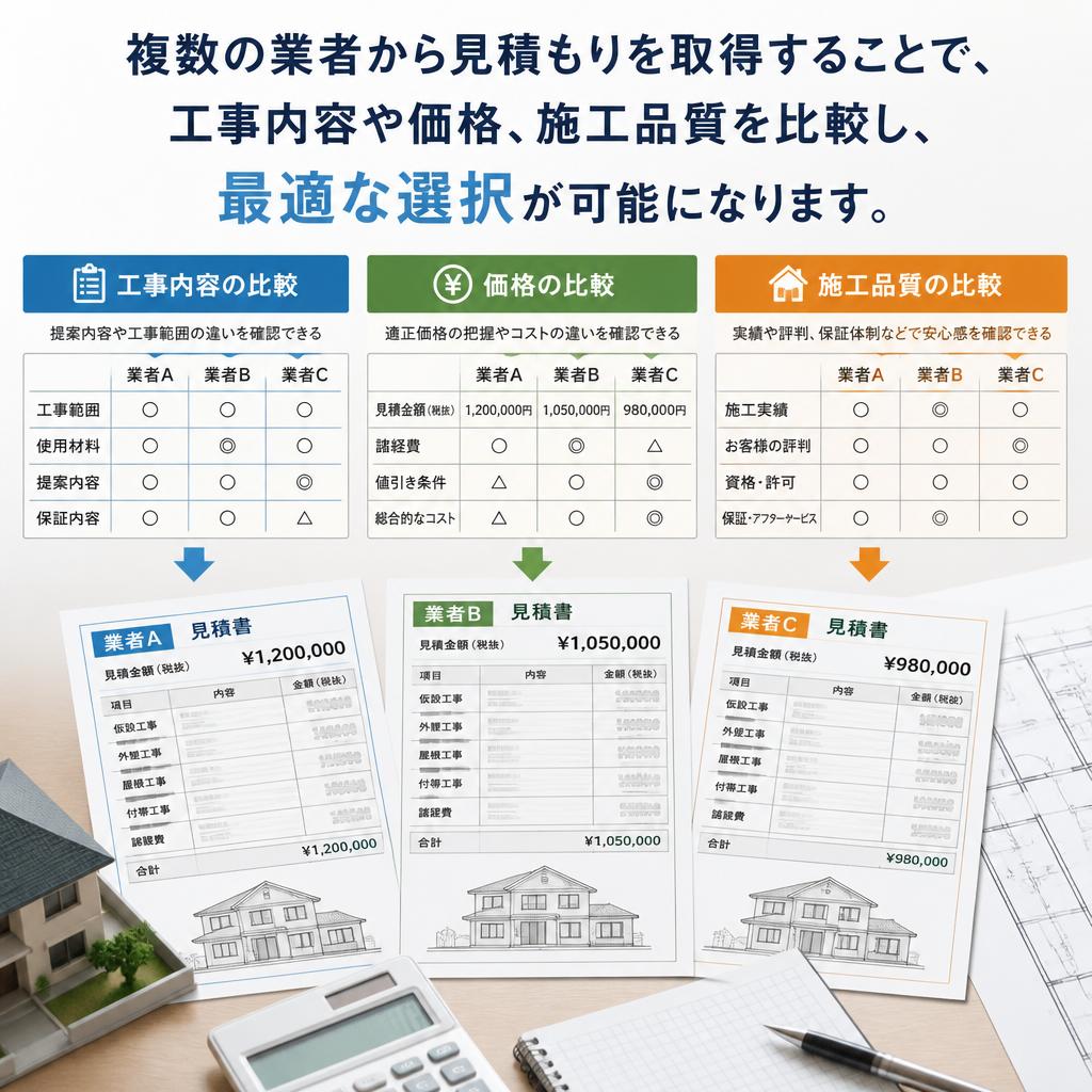 相見積もりのメリット